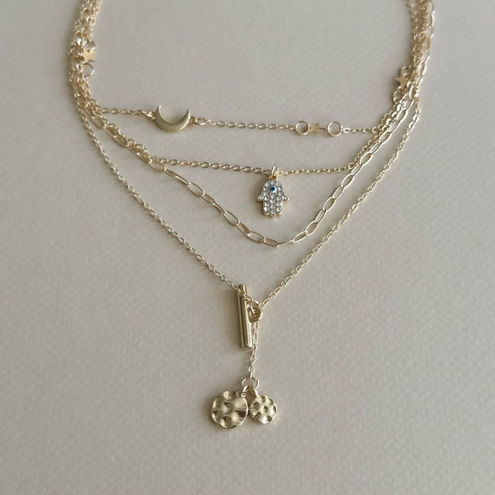 Evil eye Necklace Set #2265 - Picture 5 of 7